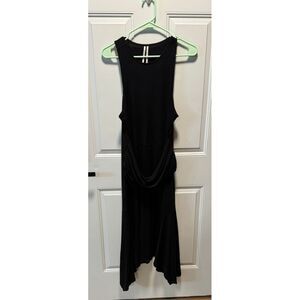 Women's Anthropologie Black Ribbed Kingsolver‎ Midi Size 1X